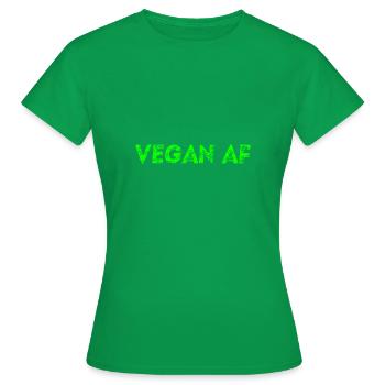 Vegan af Idée cadeau Véganisme Véganisme Végan Végan - T-shirt Femme - vert - Devant - AI Model Female 172 dark (172cm)