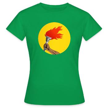 Zaire - Frauen T-Shirt - Kelly Green - Vorne - AI Model Female 172 dark (172cm)