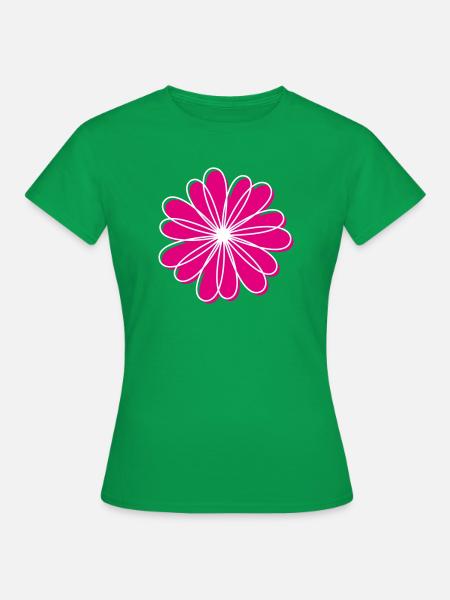 Blüte - Frauen T-Shirt - Kelly Green