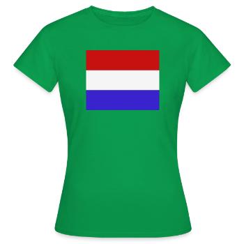 Drapeau néerlandais - T-shirt Femme - vert - Devant - AI Model Female 172 dark (172cm)