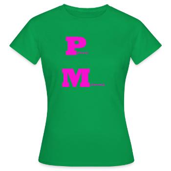 PonyMom rose - T-shirt Femme - vert - Devant - AI Model Female 172 dark (172cm)
