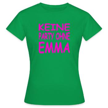 Emma - Frauen T-Shirt - Kelly Green - Vorne - AI Model Female 172 dark (172cm)