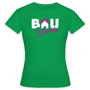Bauherrin Stil Logo - Frauen T-Shirt - Kelly Green - Vorne - AI Model Female 172 dark (172cm)