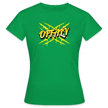 Comté d’Offaly, Irlande - T-shirt Femme - vert - Devant - AI Model Female 172 dark (172cm)