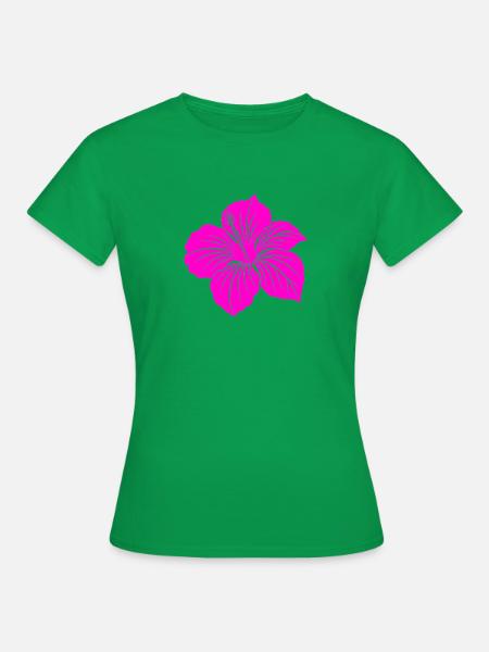 Hibiskusblüte - Frauen T-Shirt - Kelly Green