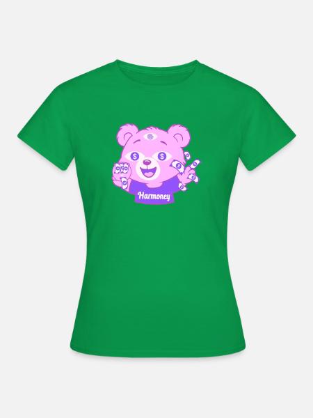 Harmoney Teddy - Frauen T-Shirt - Kelly Green
