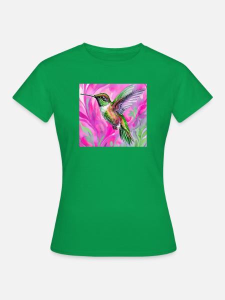 Kolibri - Frauen T-Shirt - Kelly Green
