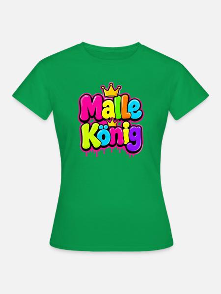 Königliche Farbgraffiti Kollektion - Frauen T-Shirt - Kelly Green