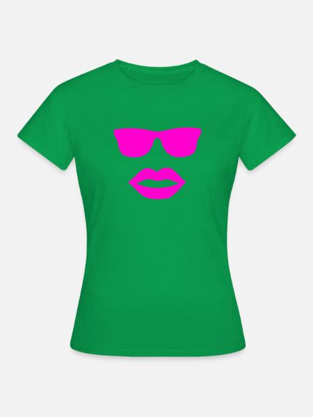 Sonnenbrille - Frauen T-Shirt - Kelly Green