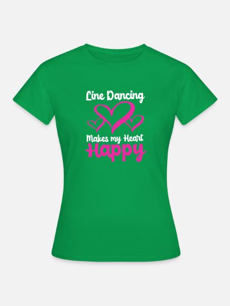 Linedance - Frauen T-Shirt - Kelly Green