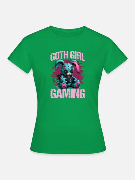 Pastel Goth Soft Goth Gaming Gamer - Frauen T-Shirt - Kelly Green