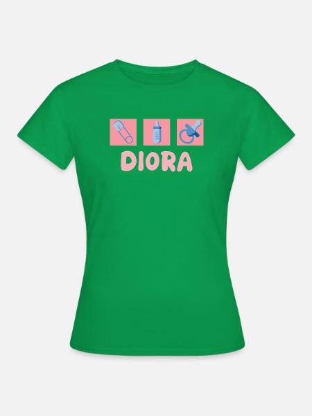 Diora als Baby - Frauen T-Shirt - Kelly Green