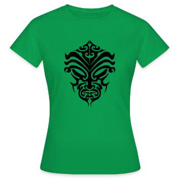 maori - T-shirt Femme - vert - Devant - AI Model Female 172 dark (172cm)
