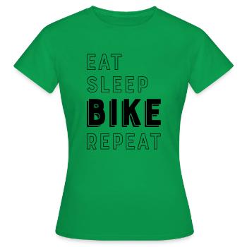 biker - Women's T-Shirt - kelly green - Front - AI Model Female 172 dark (172cm)