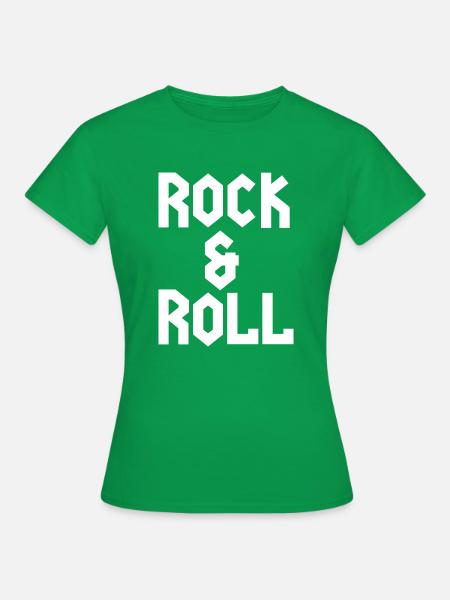 Rock 'n' Roll - Frauen T-Shirt - Kelly Green
