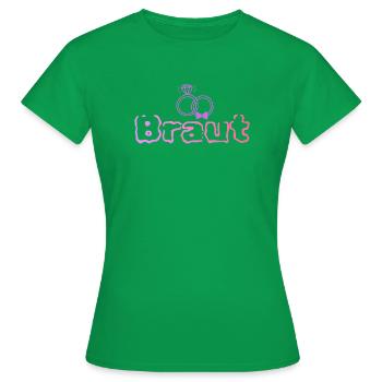 Mariée - T-shirt Femme - vert - Devant - AI Model Female 172 dark (172cm)