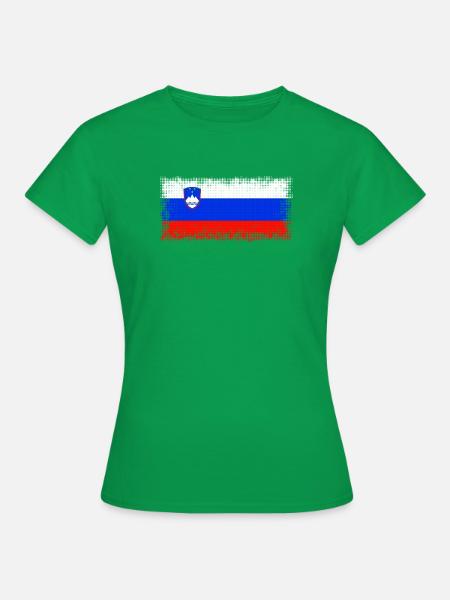 Slowenien Slowenien - Frauen T-Shirt - Kelly Green