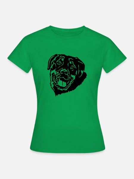 (213) Rottweiler - Frauen T-Shirt - Kelly Green
