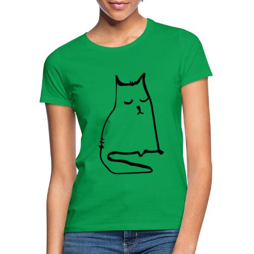 sad cat - Frauen T-Shirt