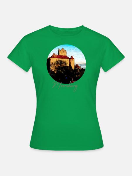 Meersburg,burg,idylle,landschaft,natur - Frauen T-Shirt - Kelly Green