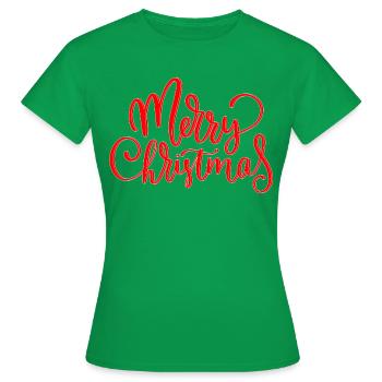 Joyeux Noël Noël Cadeau De Noël Amusant - T-shirt Femme - vert - Devant - AI Model Female 172 dark (172cm)