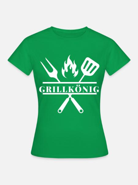 Grill König - Frauen T-Shirt - Kelly Green