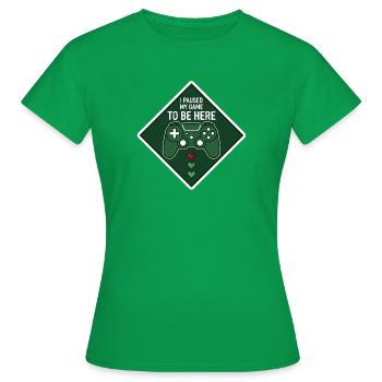 Gamer Break Diamond Logo - Women's T-Shirt - kelly green - Front - AI Model Female 172 dark (172cm)