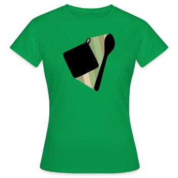 Bäckerei Bäcker Backwaren - Frauen T-Shirt - Kelly Green - Vorne - AI Model Female 172 dark (172cm)