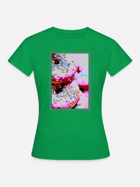 DONUTS - Frauen T-Shirt - Kelly Green