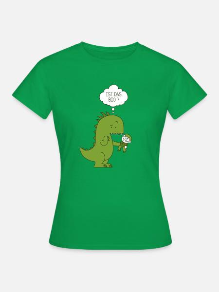 Ist das Bio Dinosaurier - Frauen T-Shirt - Kelly Green