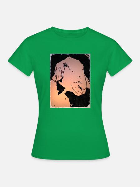Ziege 1 - Frauen T-Shirt - Kelly Green