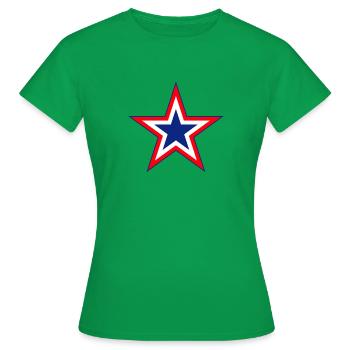 Etoile - T-shirt Femme - vert - Devant - AI Model Female 172 dark (172cm)