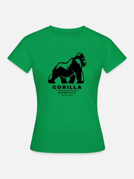 Gorilla Workout by Bodymovez - Frauen T-Shirt - Kelly Green