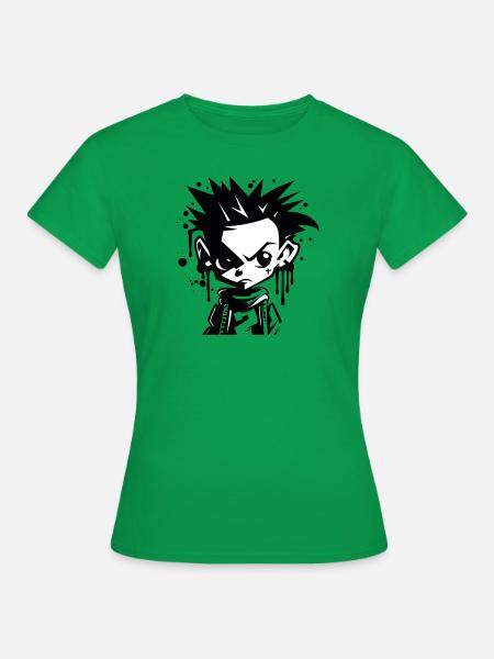 Anime Charakter Eiji - Frauen T-Shirt - Kelly Green