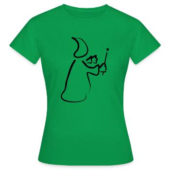 Magician - Women's T-Shirt - kelly green - Front - AI Model Female 172 dark (172cm)
