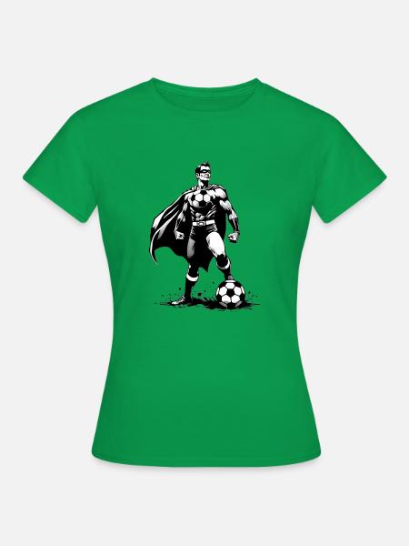 Fußball Superhelden - Frauen T-Shirt - Kelly Green