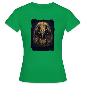 Der Pharao, König von Ägypten - Frauen T-Shirt - Kelly Green - Vorne - AI Model Female 172 dark (172cm)