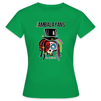 Bawon Samedi - T-shirt Femme - vert - Devant - AI Model Female 172 dark (172cm)