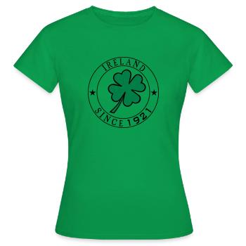 Ireland Shamrock - Frauen T-Shirt - Kelly Green - Vorne - AI Model Female 172 dark (172cm)