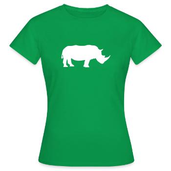Nashorn - Frauen T-Shirt - Kelly Green - Vorne - AI Model Female 172 dark (172cm)