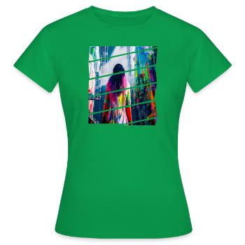 Monument Girl - Women's T-Shirt - kelly green - Front - AI Model Female 172 dark (172cm)