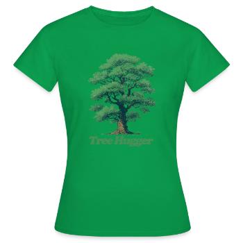 Étreinte d’arbre - T-shirt Femme - vert - Devant - AI Model Female 172 dark (172cm)