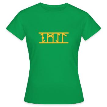 Emil - T-shirt Femme - vert - Devant - AI Model Female 172 dark (172cm)