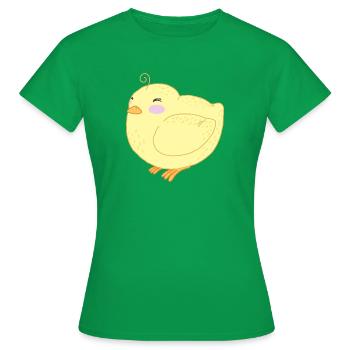 Mignon petit poussin - T-shirt Femme - vert - Devant - AI Model Female 172 dark (172cm)