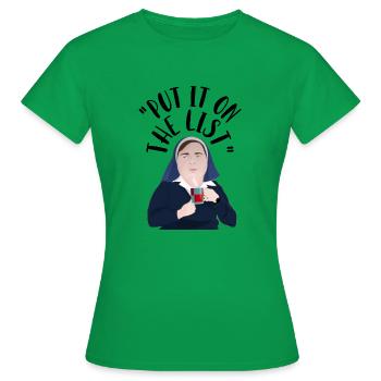 Derry Nordirland Schwester Michael - Frauen T-Shirt - Kelly Green - Vorne - AI Model Female 172 dark (172cm)