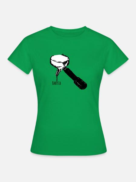 Siebträger "Barista" - Frauen T-Shirt - Kelly Green