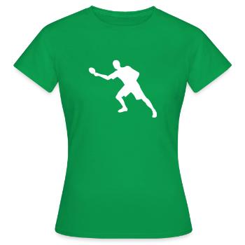 Ping pong - Women's T-Shirt - kelly green - Front - AI Model Female 172 dark (172cm)