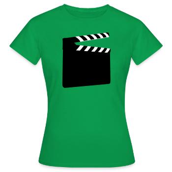 Claquette - T-shirt Femme - vert - Devant - AI Model Female 172 dark (172cm)
