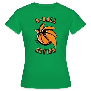 Bball - T-shirt Femme - vert - Devant - AI Model Female 172 dark (172cm)