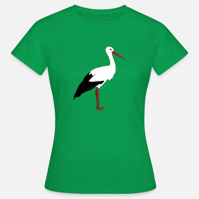 Stork stands - Women's T-Shirt - kelly green